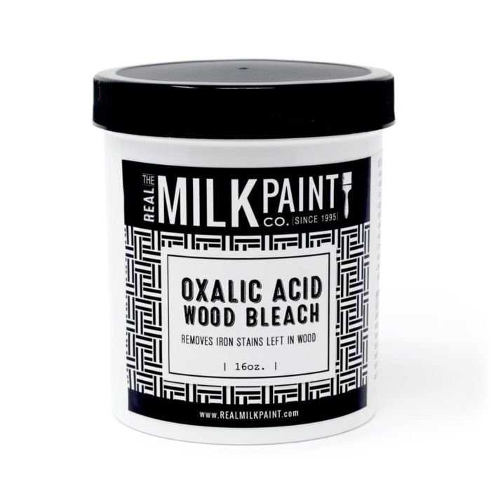 oxalic acid wood bleach from real milk paint
