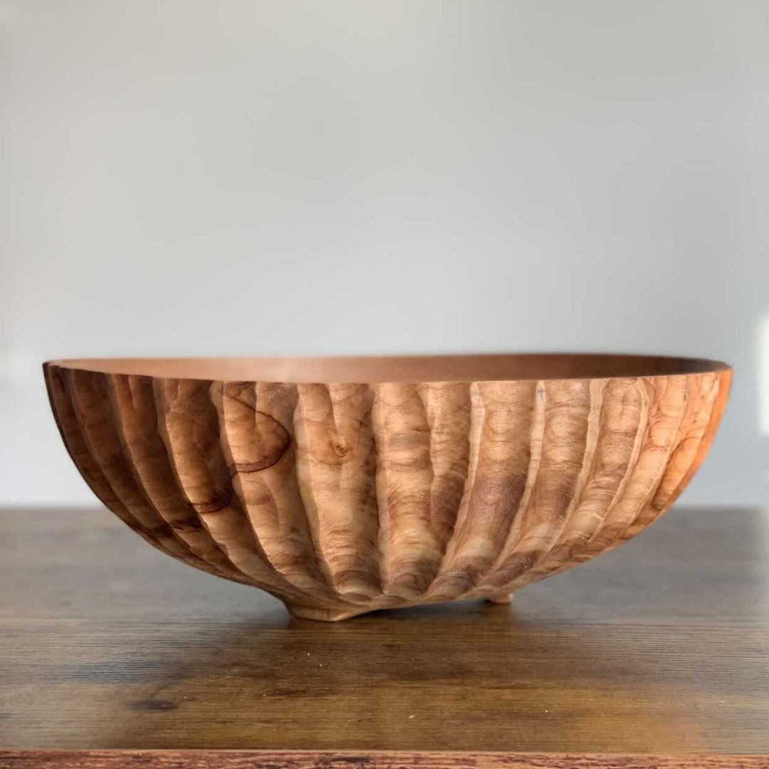 Bowl done from woodturning