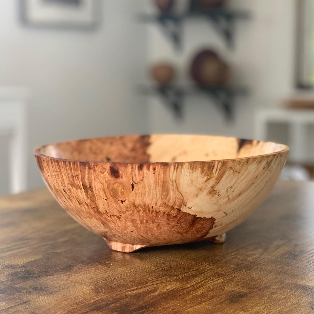 Woodturning bowl project